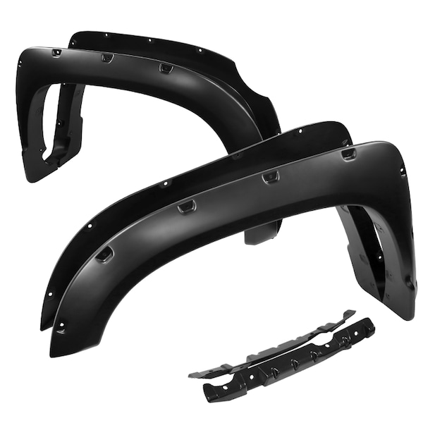 Spec-D Tuning 14-Up Toyota Tundra Pocket Style Fender Flares FDF-TUN14A-PK-MP - main